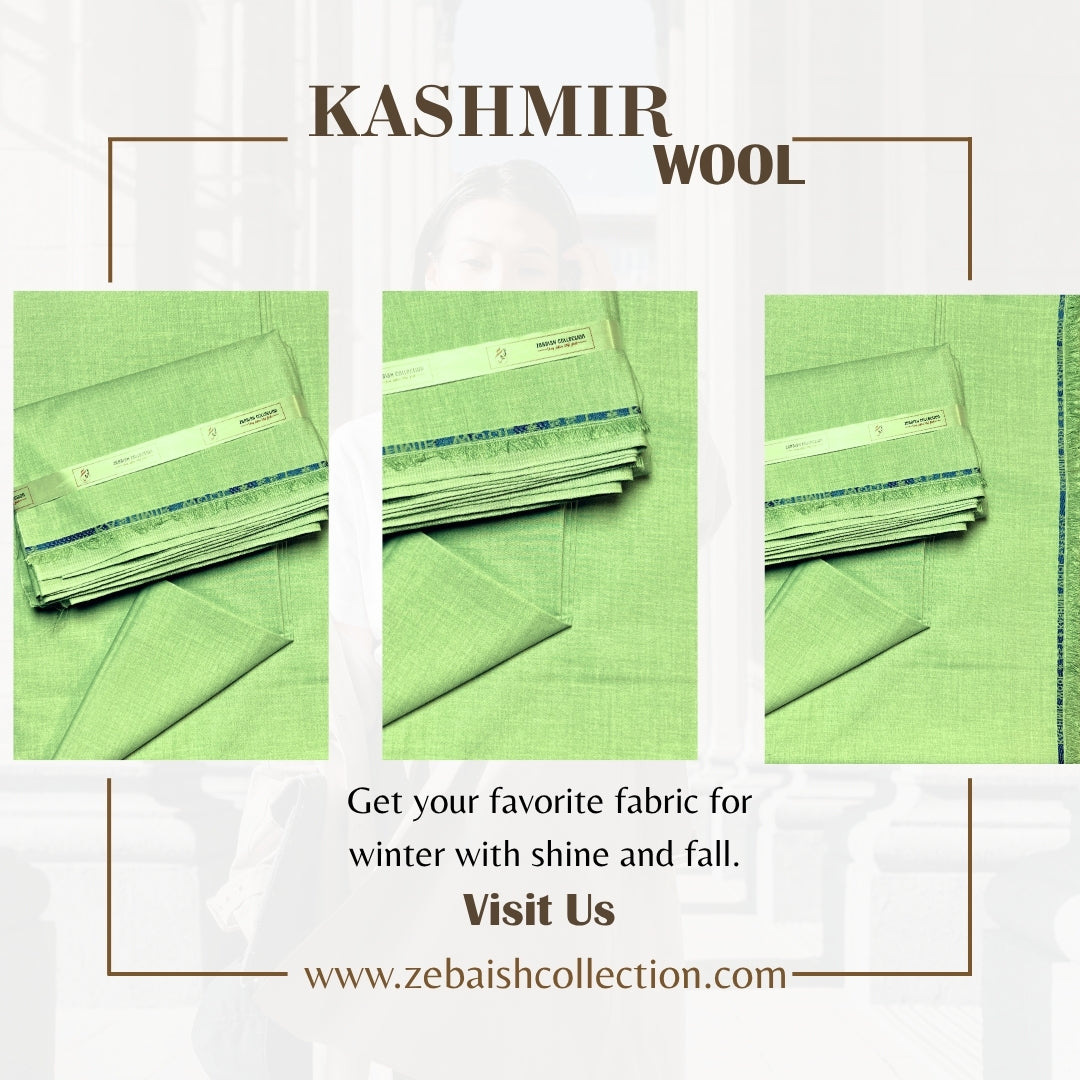 Kashmir Wool | Light Olive