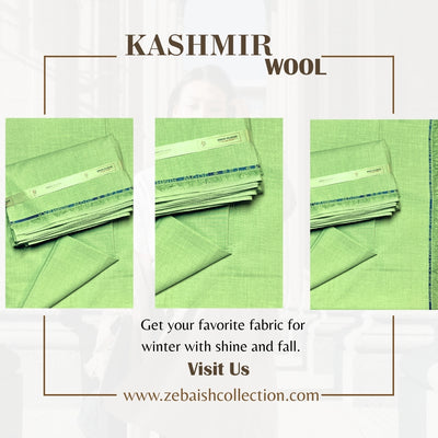 Kashmir Wool | Light Olive