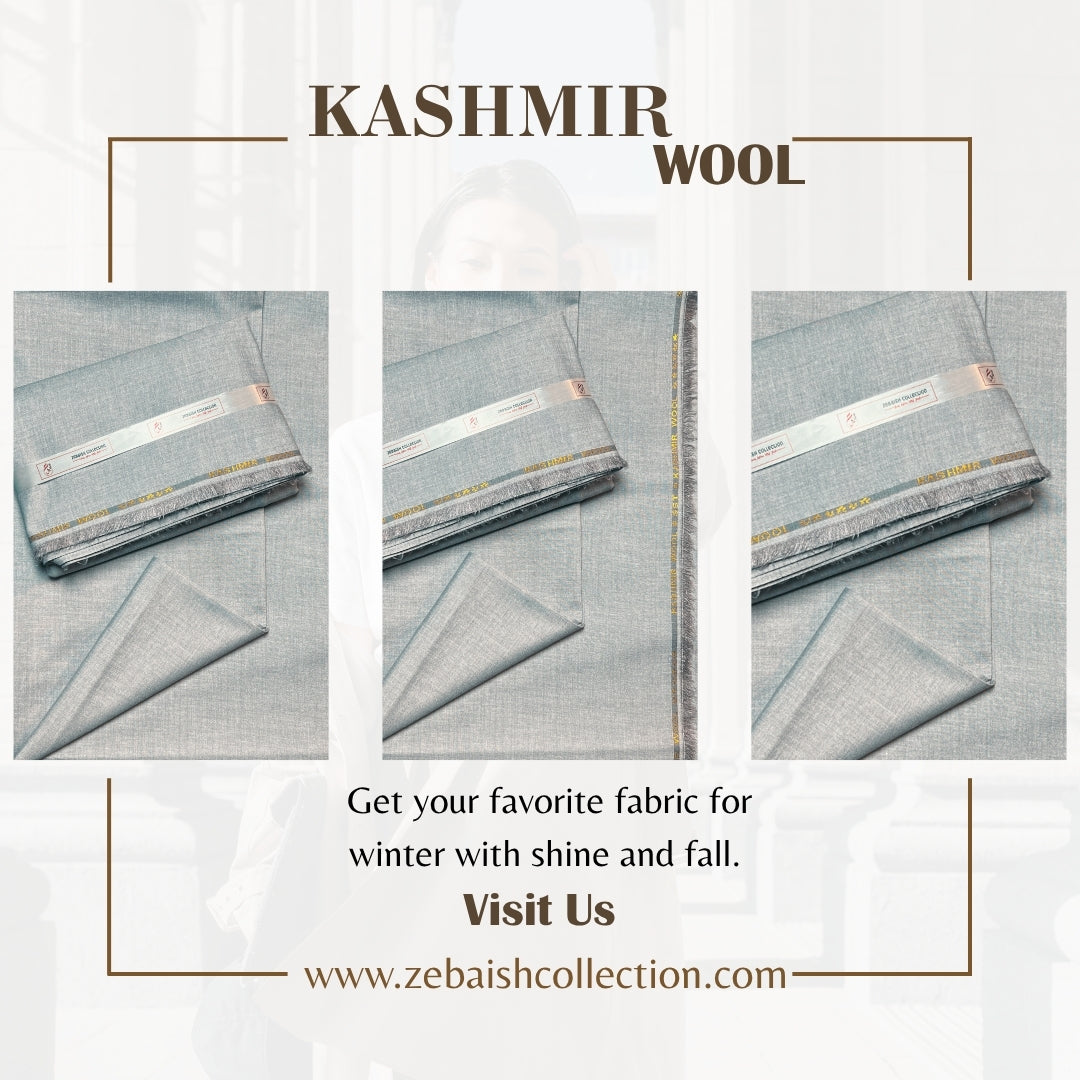 Kashmir Wool | Silver Mist