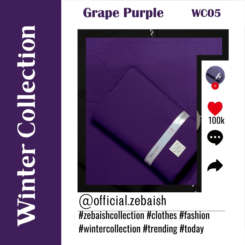 Winter Glow Grape Purple