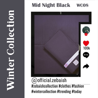 Winter Glow Mid Night Black