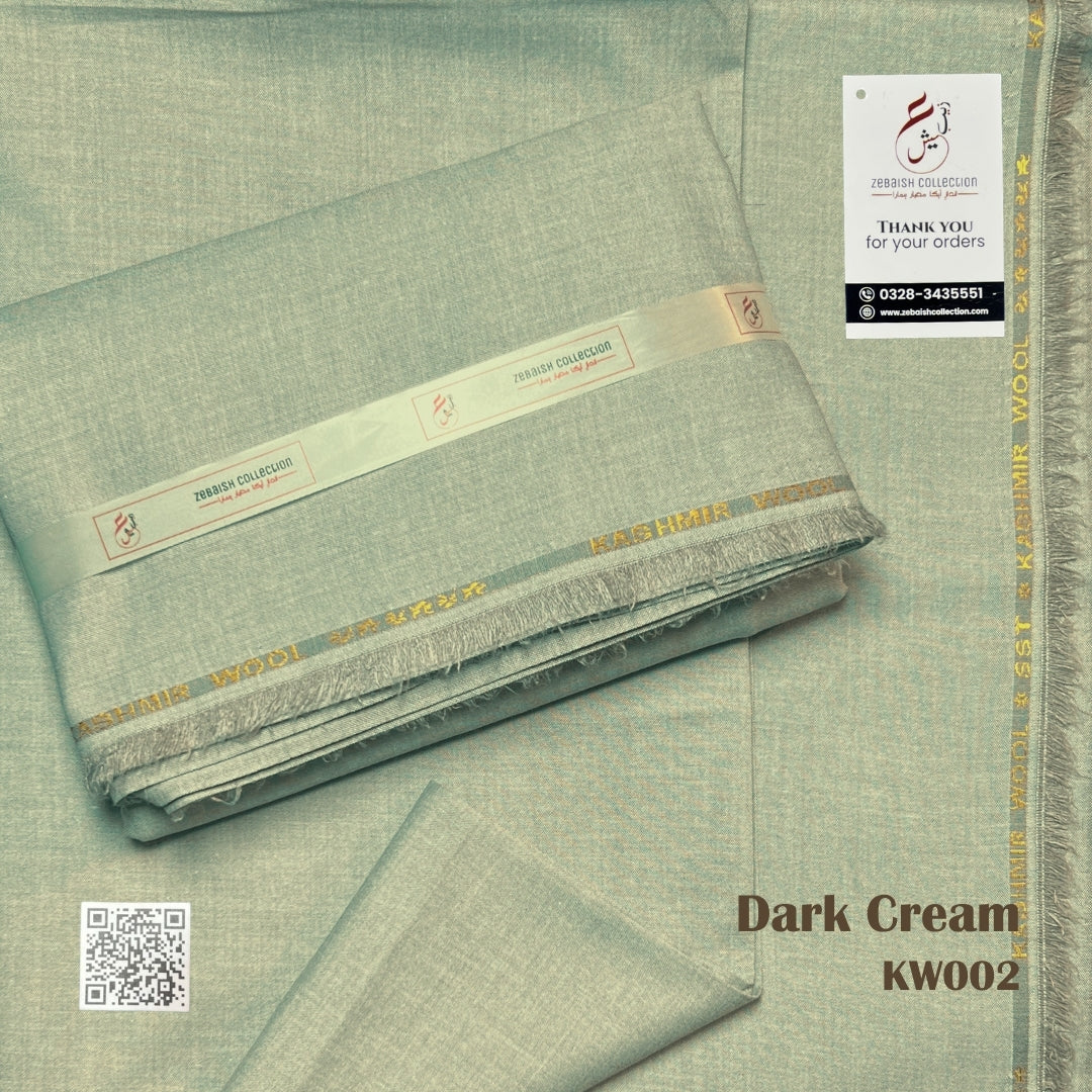 Kashmir Wool | Dark Cream