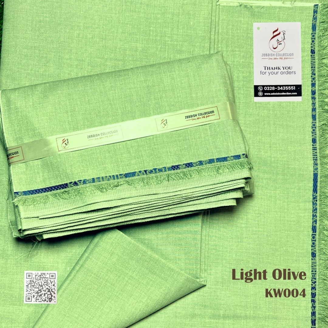 Kashmir Wool | Light Olive