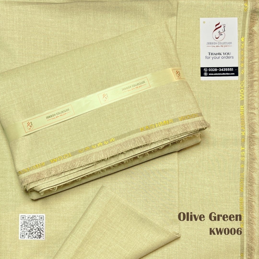 Kashmir Wool | Olive Green
